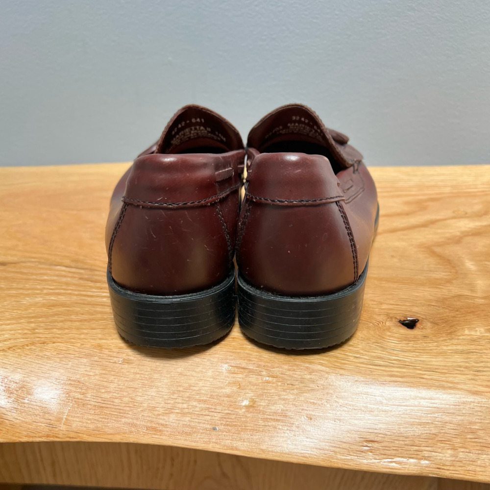 G.H. Bass & Co. Weejuns Marietta II Burgundy Tassel Loafers Men’s Size 11M - Picture 4 of 7